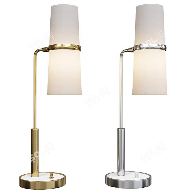 Cedar & Moss Conifer Table Lamp 3D model image 1