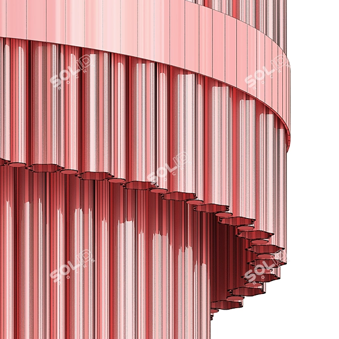 Elegant Tiered Chandelier Collection 3D model image 3