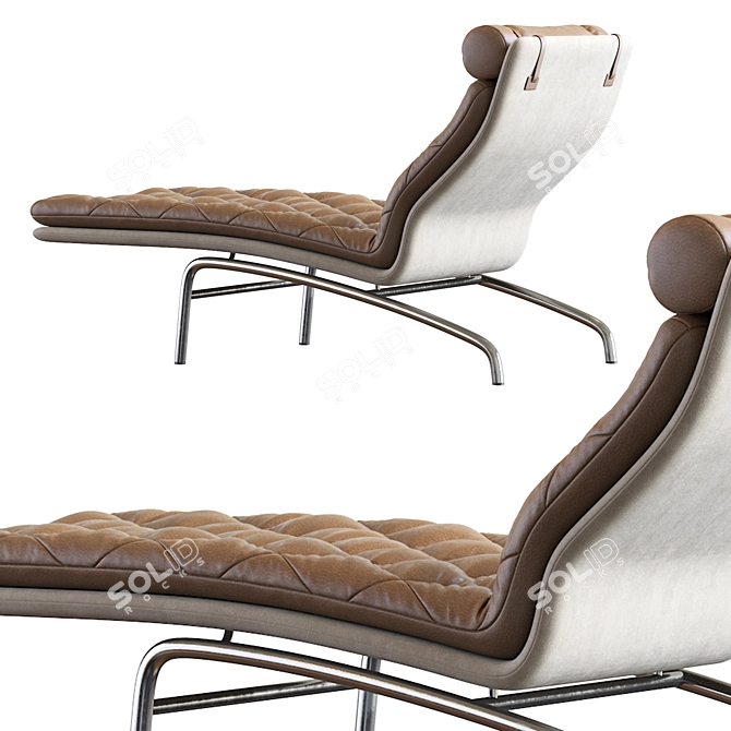 AV72 EJ230 Chaise Longue: Sleek Design & Superior Comfort 3D model image 2