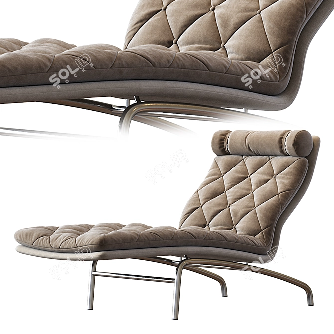 AV72 EJ230 Chaise Longue: Sleek Design & Superior Comfort 3D model image 3