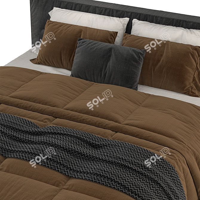 Luxury Dreams Bed 3D model image 3