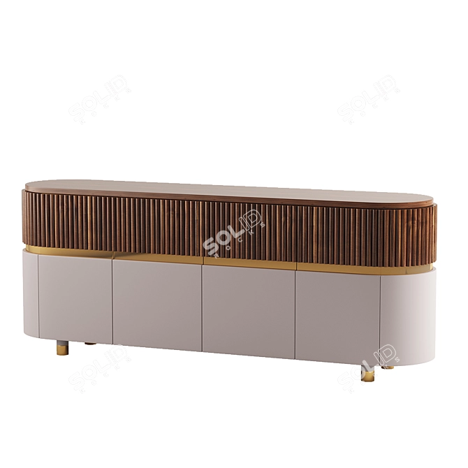 Berlin-Inspired Sideboard: Dooq Details 3D model image 2