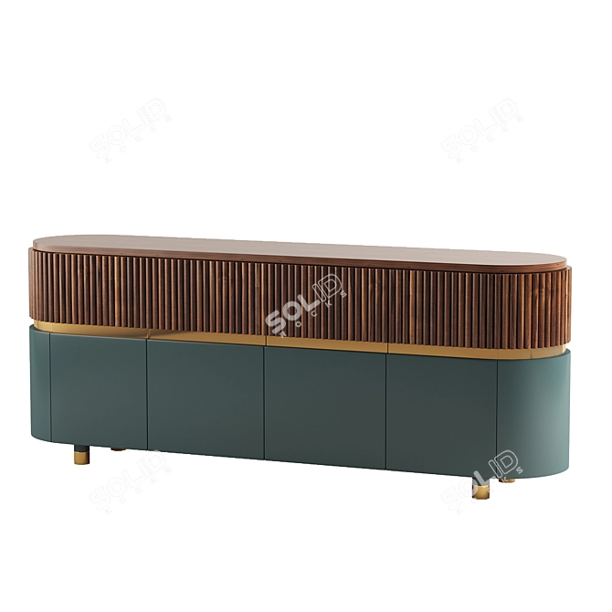 Berlin-Inspired Sideboard: Dooq Details 3D model image 3