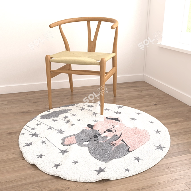 Versatile Rug Set - 8 Stunning Options 3D model image 3