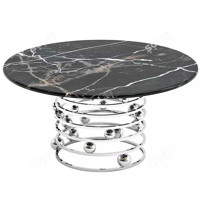 Elegant Dining Table: Modern Design 3D model image 1