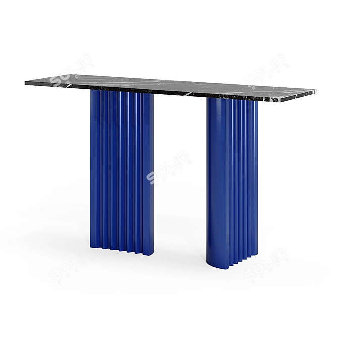 Victoria Wilmotte Zigzag Console 3D model image 1