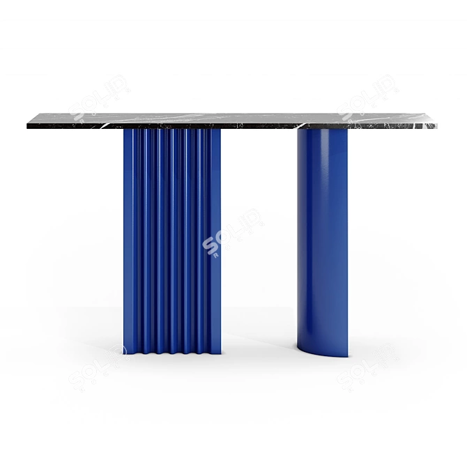 Victoria Wilmotte Zigzag Console 3D model image 2