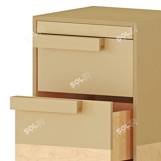 Modern Chest: Kassl Zara Home 3D model image 2