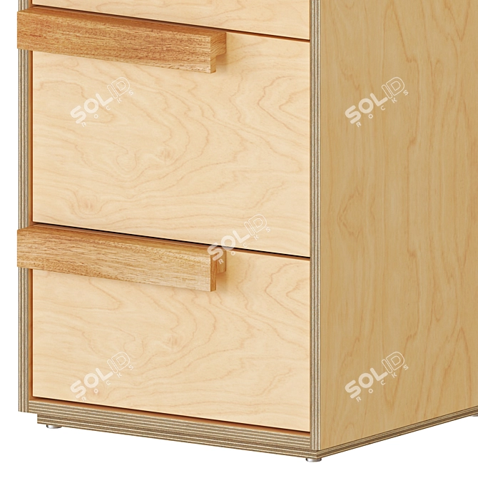 Modern Chest: Kassl Zara Home 3D model image 3