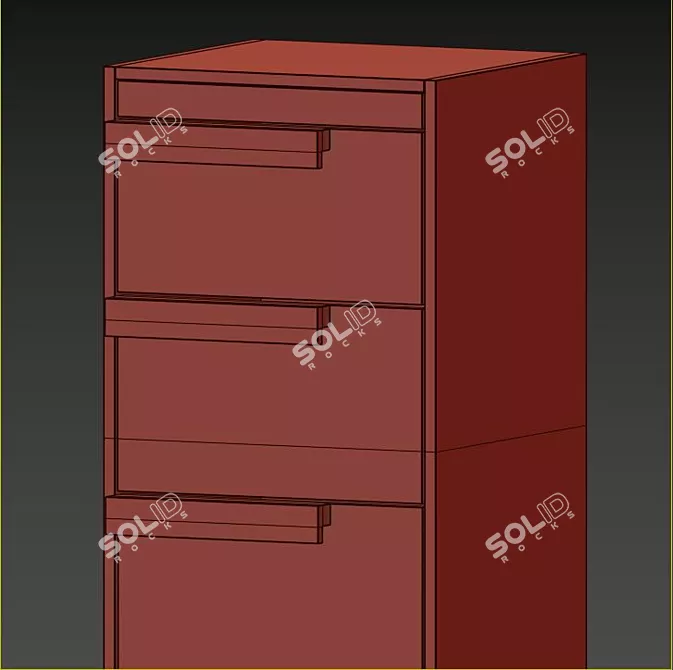 Modern Chest: Kassl Zara Home 3D model image 7