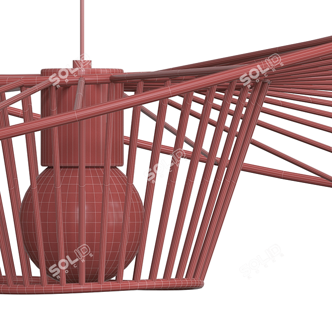 Elegant Vertigo Pendant Light 3D model image 4