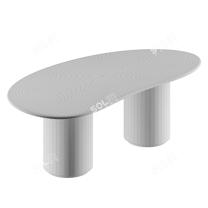 DE CASTELLI BAIA | Modern Dining Table 3D model image 4