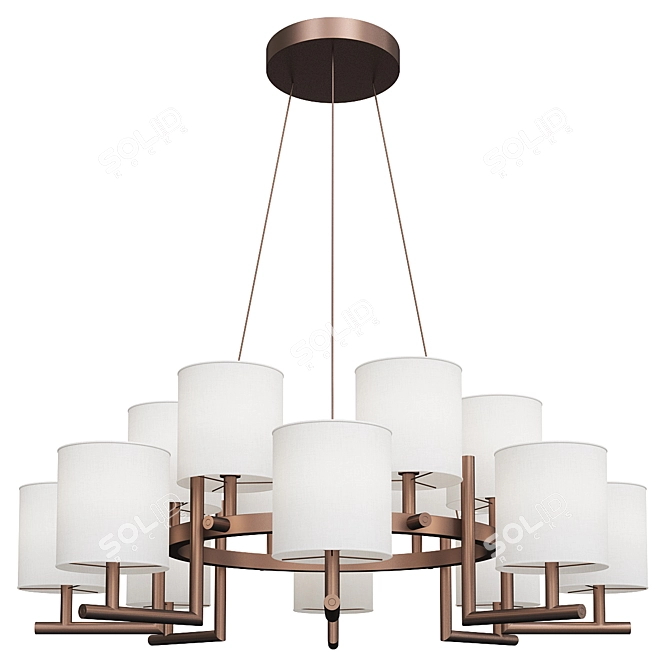 Elegant CPRN Homood Chandelier 3D model image 1