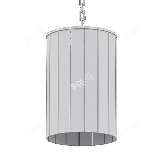 Eurofase Saville Brass Pendant Light 3D model image 2