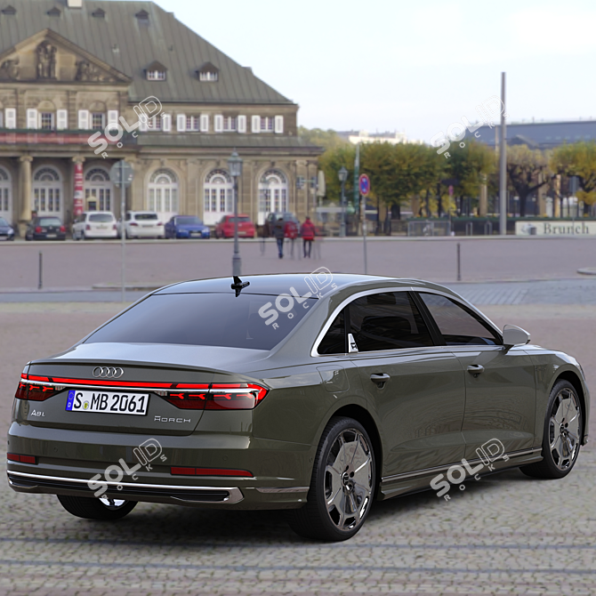 Title: Luxury Redefined: Audi A8 Horch 2022 3D model image 4