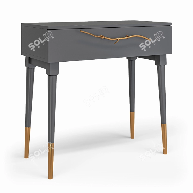 Boho Console Table 3D model image 5