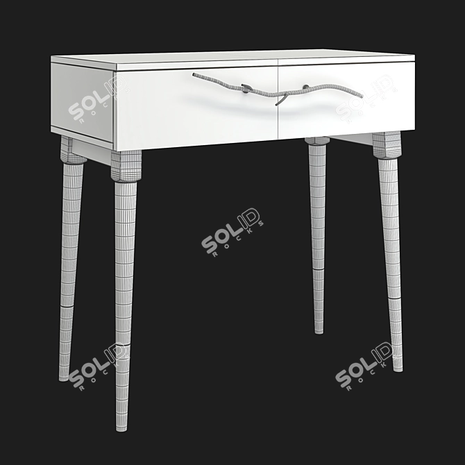 Boho Console Table 3D model image 6