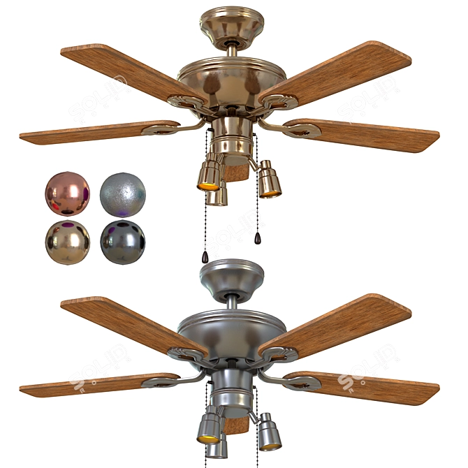 Faro MAEWO-001 Ceiling Fan 3D model image 2