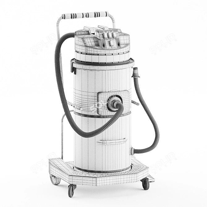 High-Performance Vacuum Cleaner 3D model image 7