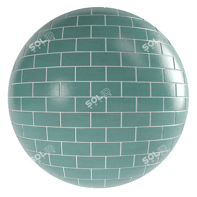 Glass Tile Materials: PBR 4K Sbsar 3D model image 3