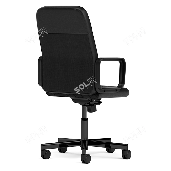 Ergonomic Renberget Office Chair 3D model image 2