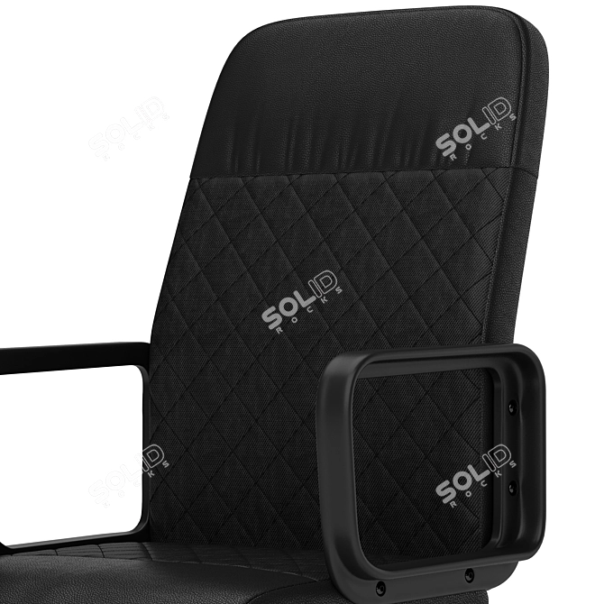 Ergonomic Renberget Office Chair 3D model image 4