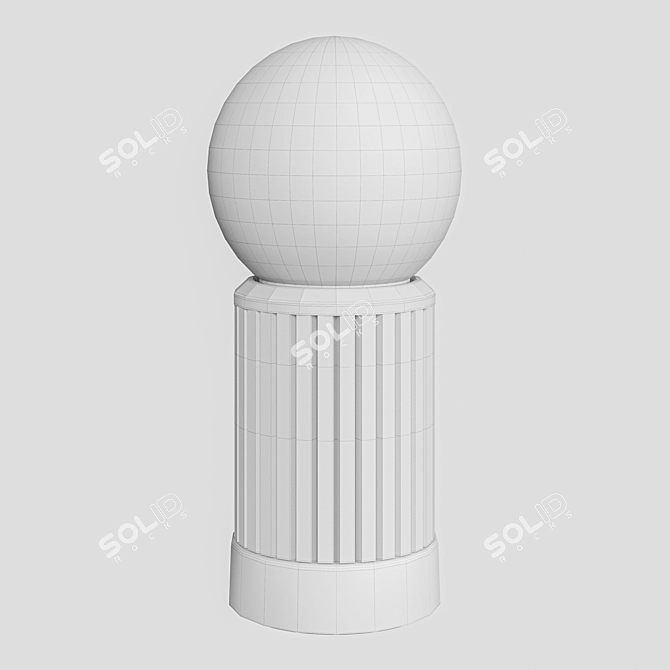 Elegant Adriana Table Lamp 3D model image 3