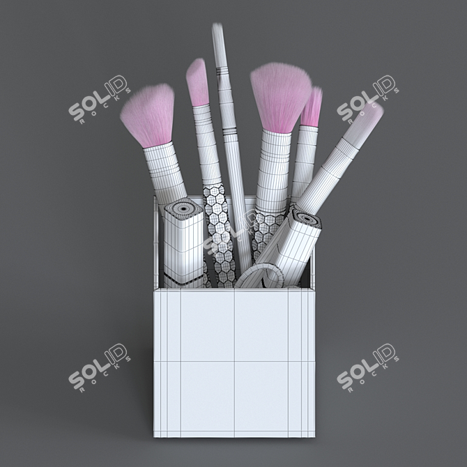 Cosmetic Organizer - Neatly Store Your Makeup 3D model image 2