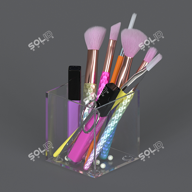 Cosmetic Organizer - Neatly Store Your Makeup 3D model image 4