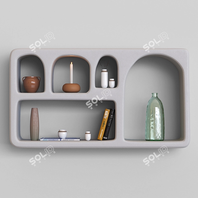 Isobel Wall Shelf - Stylish and Functional 3D model image 1