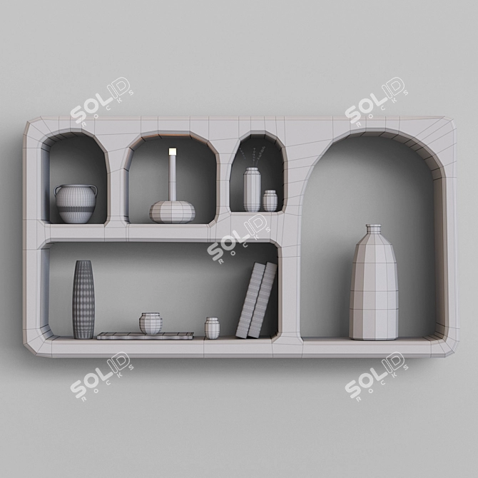 Isobel Wall Shelf - Stylish and Functional 3D model image 4