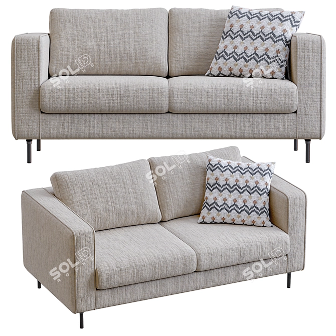 Ultimate Comfort Sleep Sofa 3D model image 7