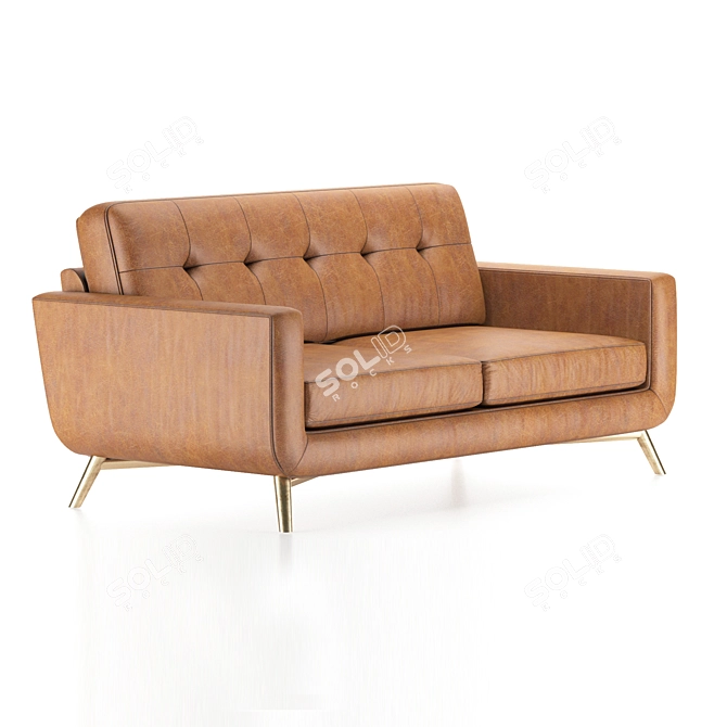 Modern Partners Barbican 2 Seater Sofa 3D model image 1