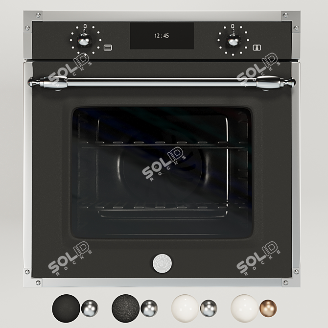 Bertazzoni Heritage Electric Pyro Oven 3D model image 1