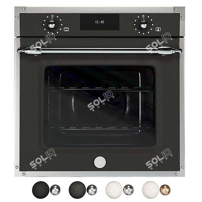 Bertazzoni Heritage Electric Pyro Oven 3D model image 4