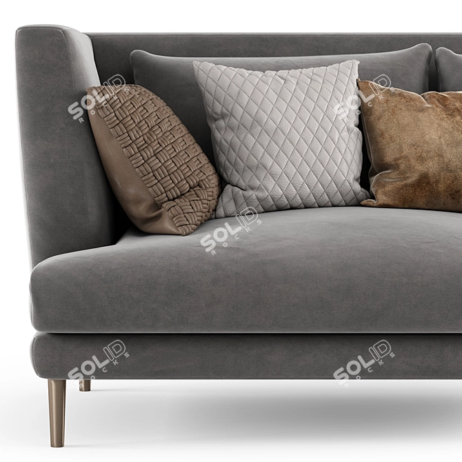 Bonaldo Lars High Sofa 3D model image 4