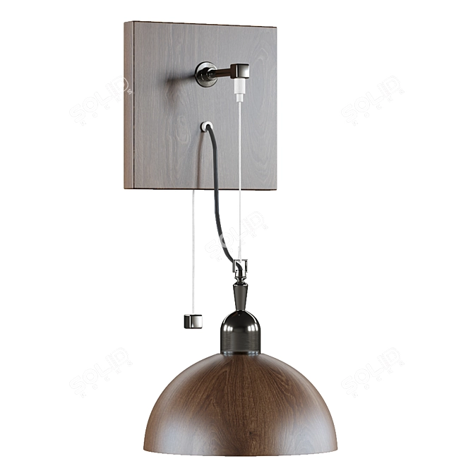 Modern Tate Wall Light 3D model image 3