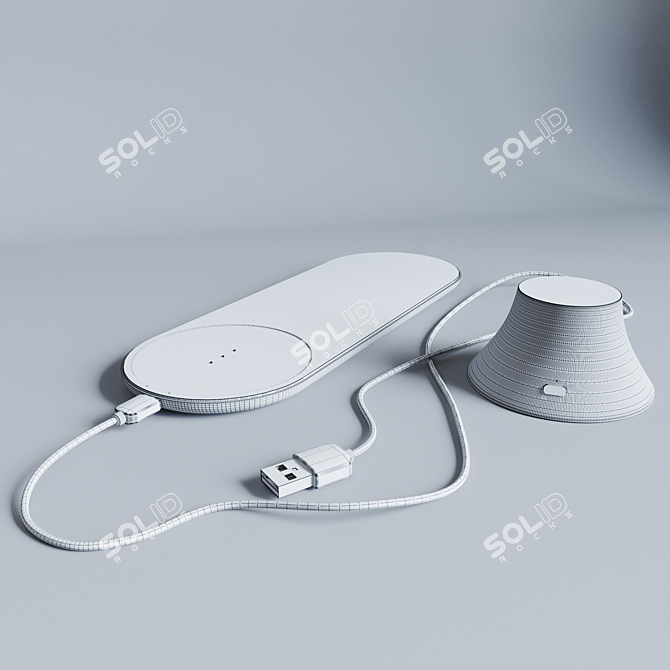 Xiaomi Yeelight Wireless Charger 3D model image 5