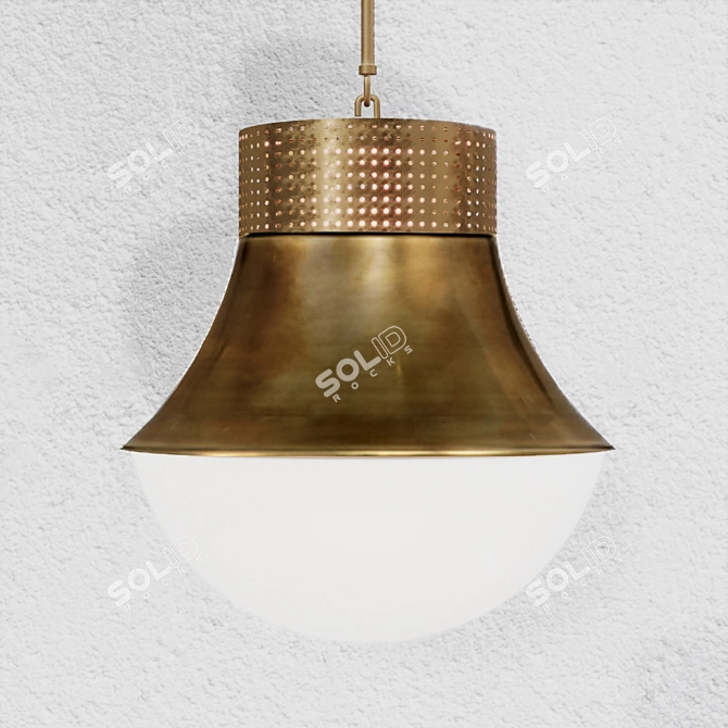 Precision Large Pendant: Elegant Lighting by Kelly Wearstler 3D model image 2