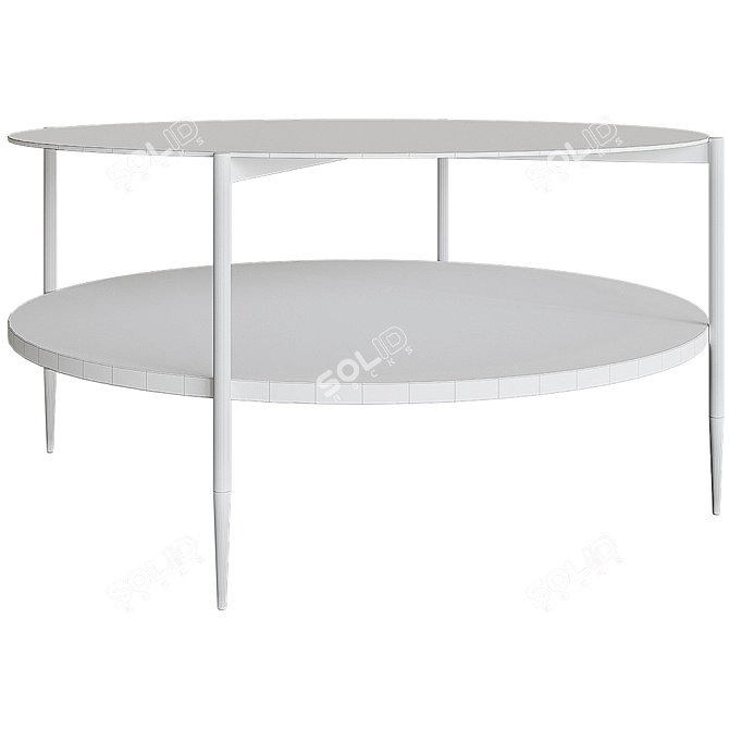 Elegant Kamilah Coffee Table 3D model image 2