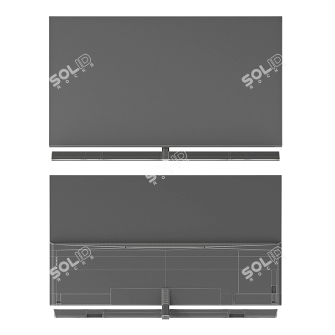 Panasonic 77" 4K PRO HDR OLED TV 3D model image 6