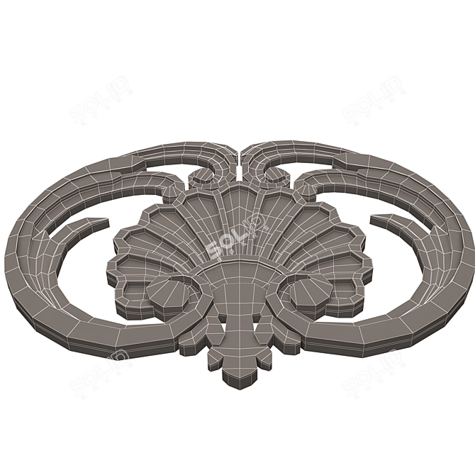 Elegant Shell Corbel 07: Stunning 3D Model 3D model image 6