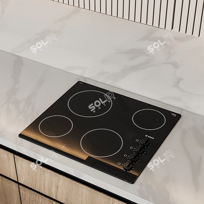 Sleek & Stylish Kitchen Modern59 3D model image 5