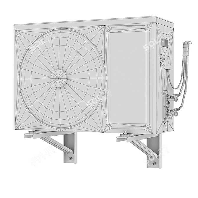 Sleek Poly Conditioner 3D model image 6