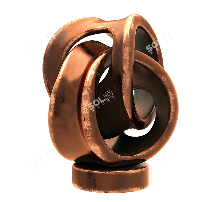 Abstract Art Sculpture | Modern Decor 3D model image 1