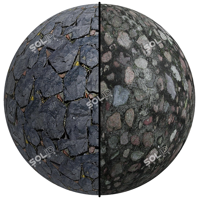 Seamless Floor Stone | 4K Quality 3D model image 1