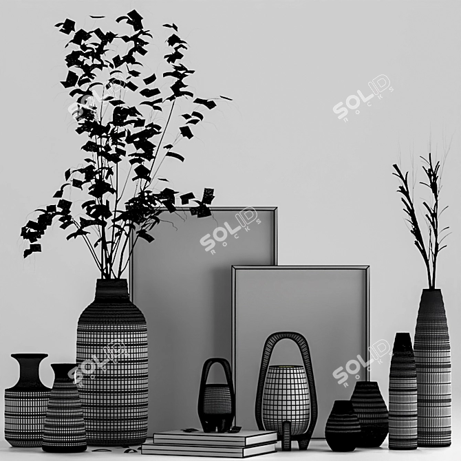 Versatile Decor Set 3D model image 4