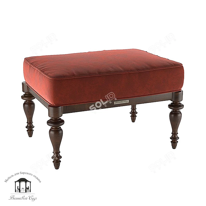 Albero Koloniale Puffer Ottoman 3D model image 1