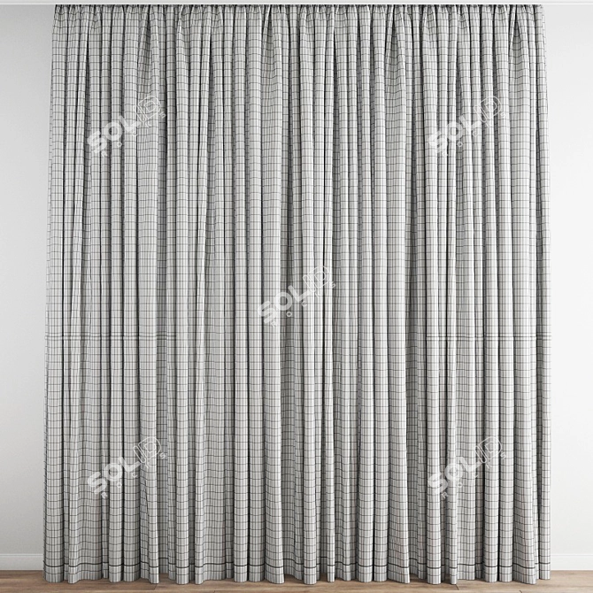 Poly Curtain - 3D Model 3D model image 4