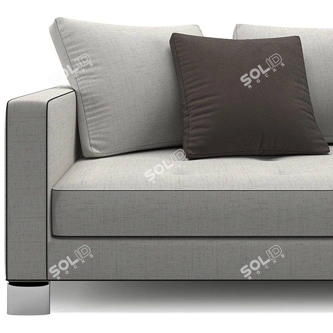 Modern Minimalist Minotti Pollock Sofa 3D model image 7